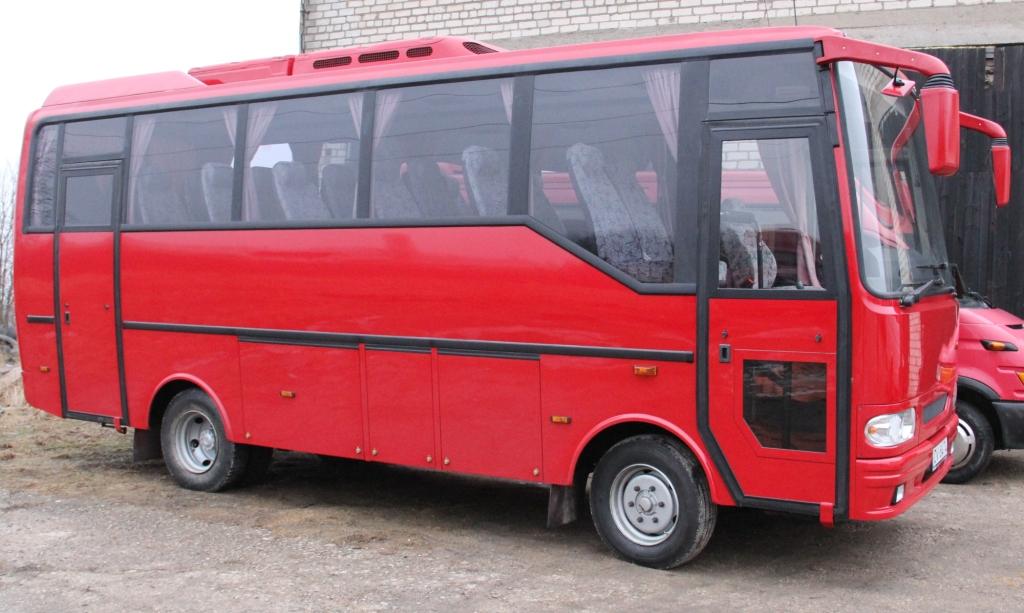 Autobusu noma Iveco 29 sēdvietas vietas