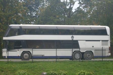 Autobusu noma Neoplan 60 70 sēdvietas vietas