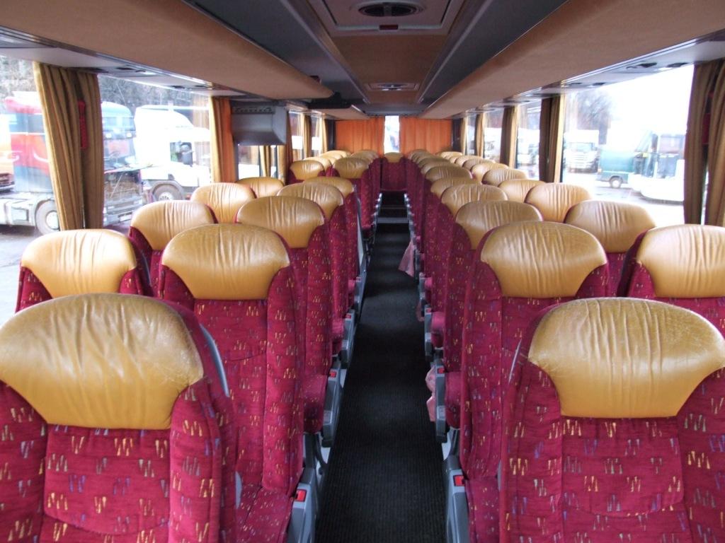 Autobusu noma Setra 50 sēdvietas vietas