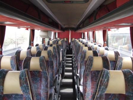 Autobusu noma Van Hool 45 50 sēdvietas vietas